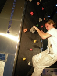 rotating climbing wall 