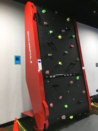 rotating climbing wall